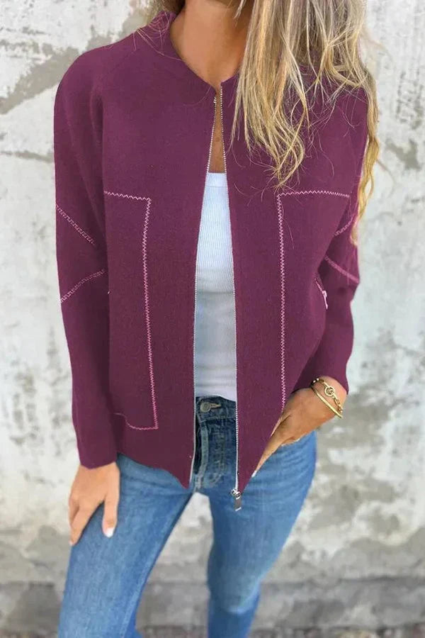 Tyra | modische leichte Jacke mit Reißverschluss für den Sommer