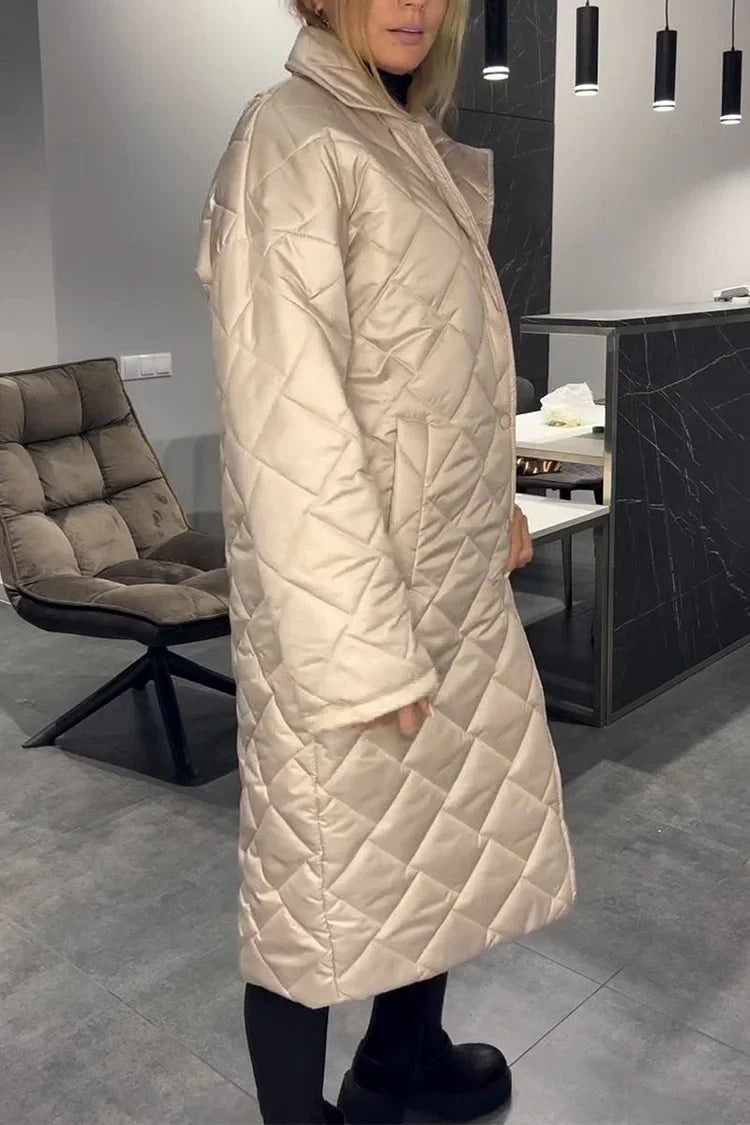 Zelly | Damen-Baumwollmantel mit Revers