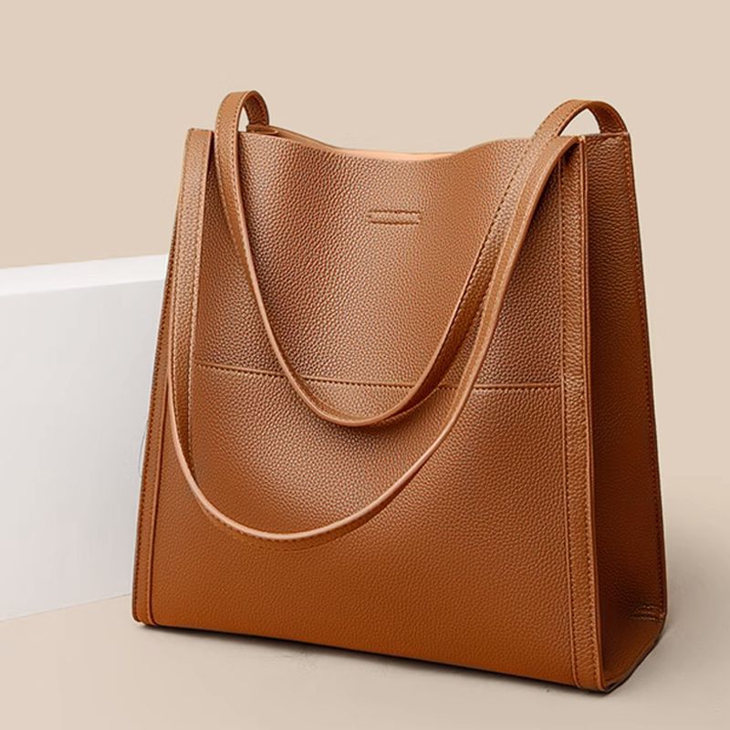 Allison | Elegante monochrome Lederhandtasche