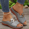 Isabel | Elegante Damen-Sandalen auf Keilabsatz