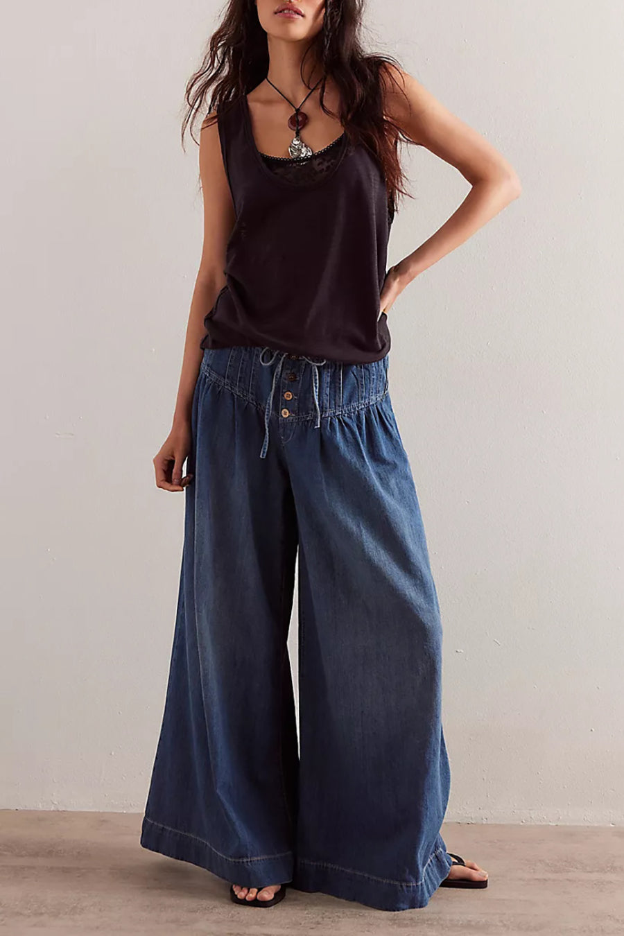Kyla™ | Weite Jeans mit weitem Bein für Damen