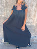 Jubilee | Feminines Kleid mit Blumendetail & U-Ausschnitt