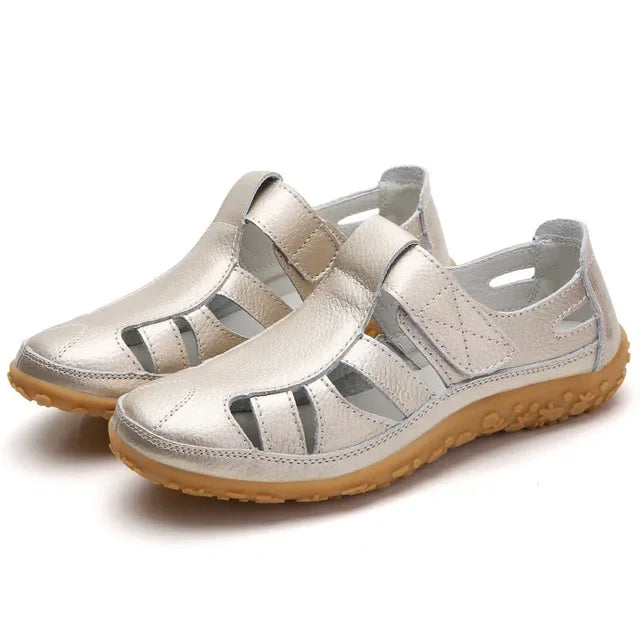 Elvie | Zeitlose Sommersandalen aus hochwertigem Leder