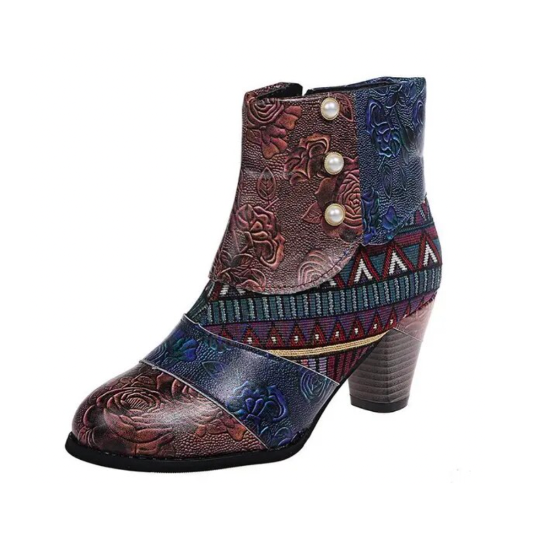 Zoe | elegante Stiefel - Rot / 36