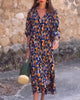Cheyenne | modisches Kleid im Retro-Design mit V-Ausschnitt