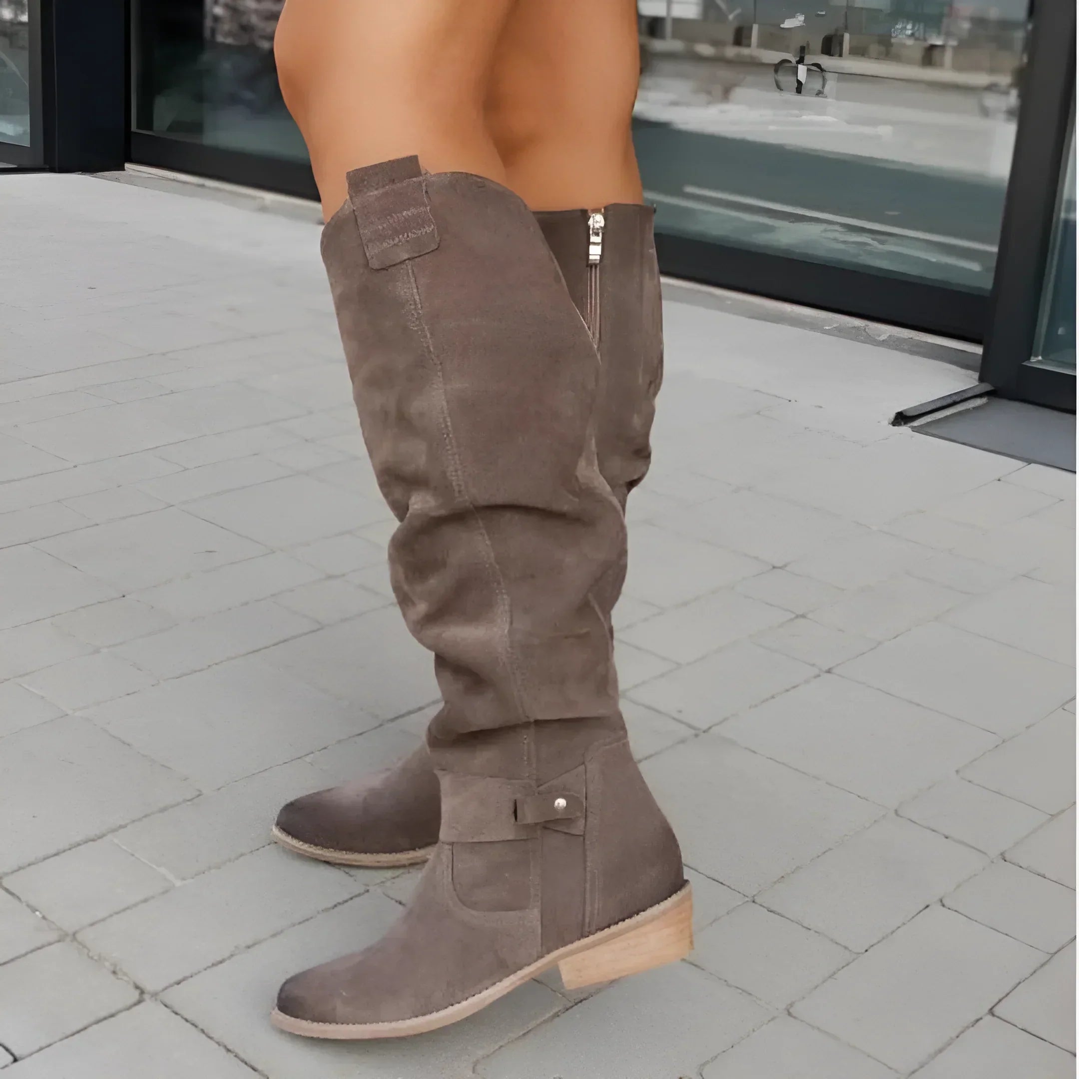Evelyn™ | Luxus-Damenstiefel - Braun / 35