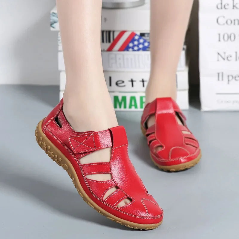 Elvie | Zeitlose Sommersandalen aus hochwertigem Leder