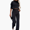 Kaeli | modisches Croptop-Set für Frauen