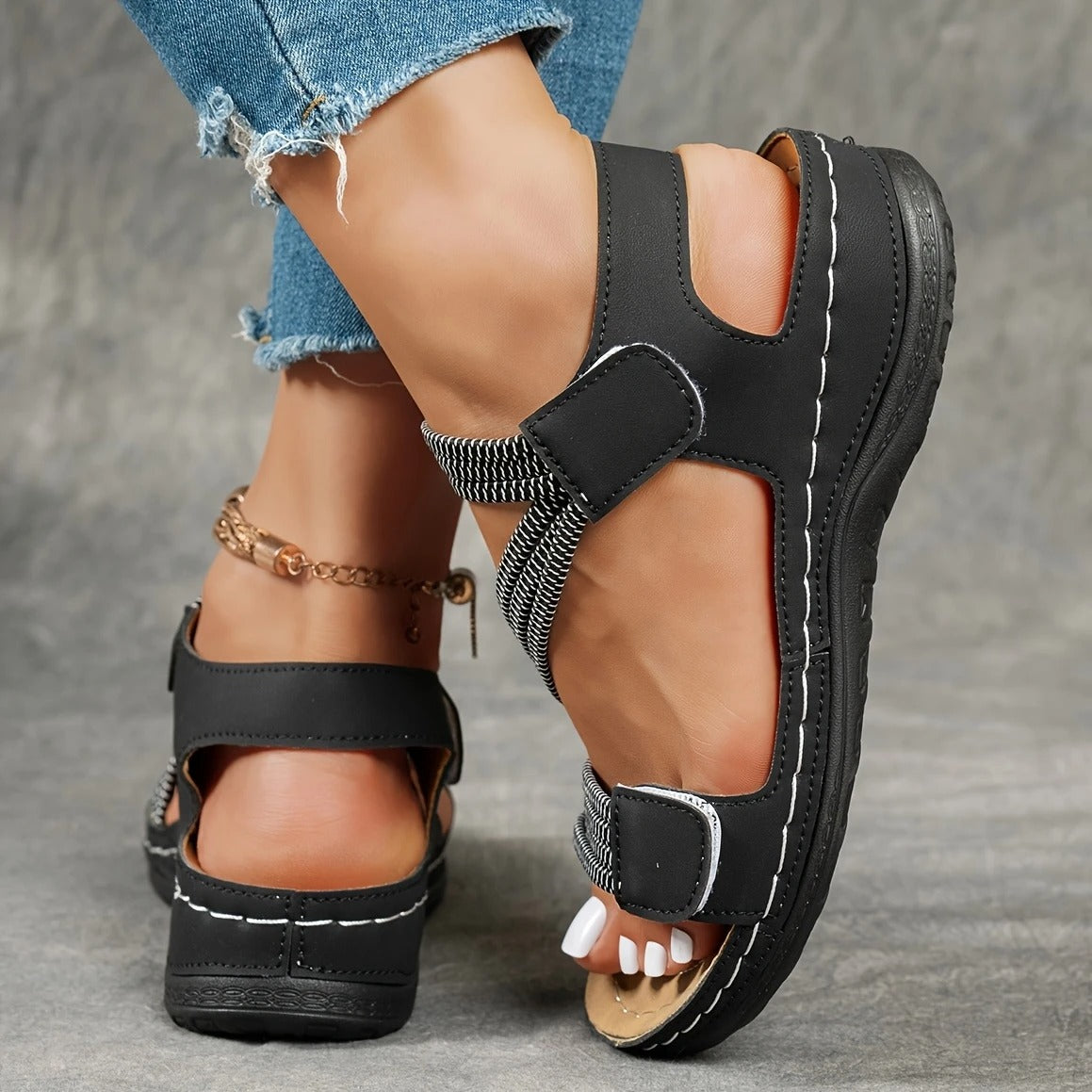 Gretchen | komfortable und atmungsaktive orthopädische Sandalen für Damen im Sommer