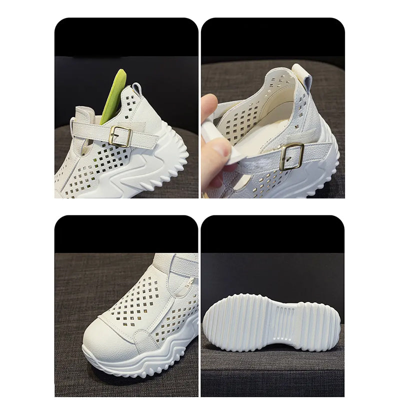 Jaylani™ | Atmungsaktive Sommer-Schuhe für Damen mit dicken Sohlen