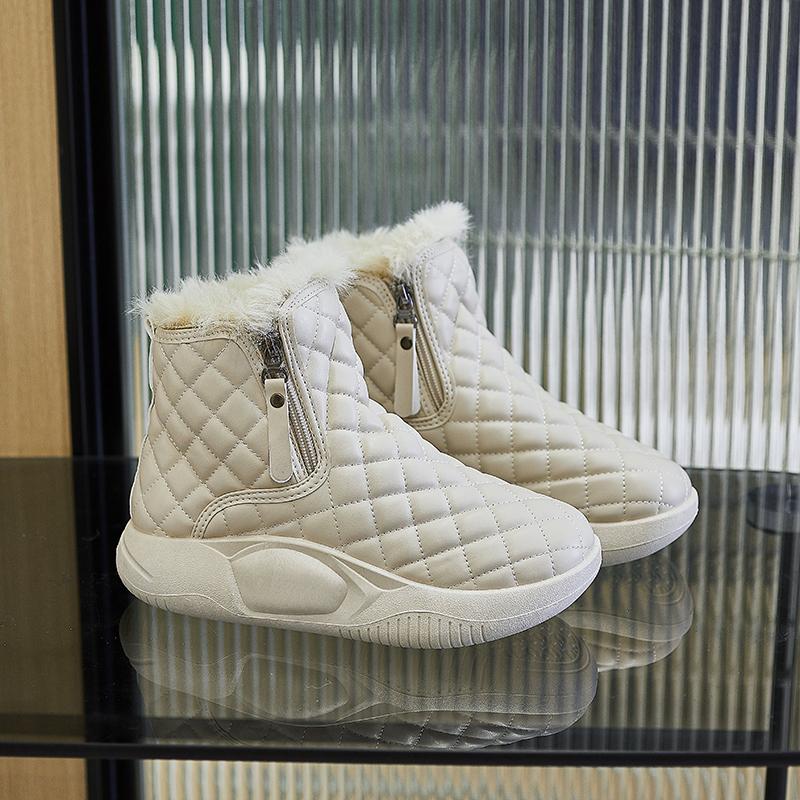 Amy | Herbststiefel - Beige / 35