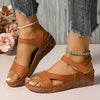 Qin | Sandalen mit kreuzförmigem Riemen