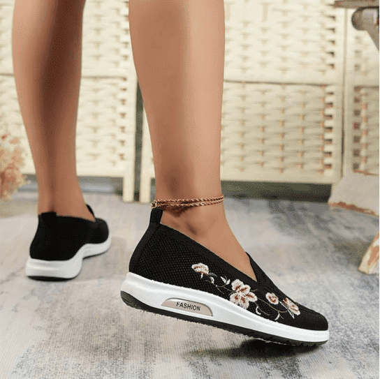 Jazzy | Bequeme Blumen-Orthopädie-Schuhe für Damen