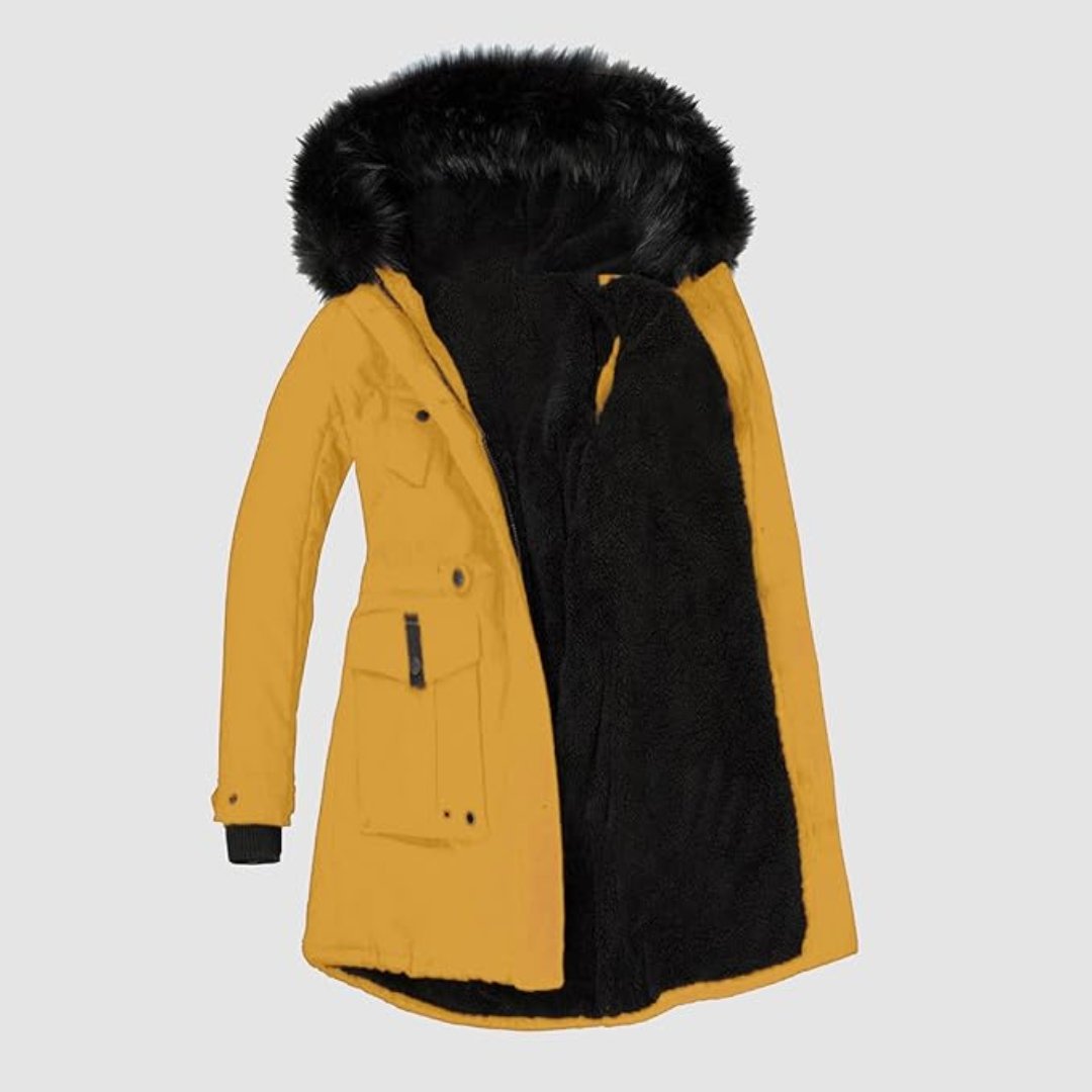 Luana™ | Fellgefütterte Winterjacke - Winter Coats - Rosa / XXS