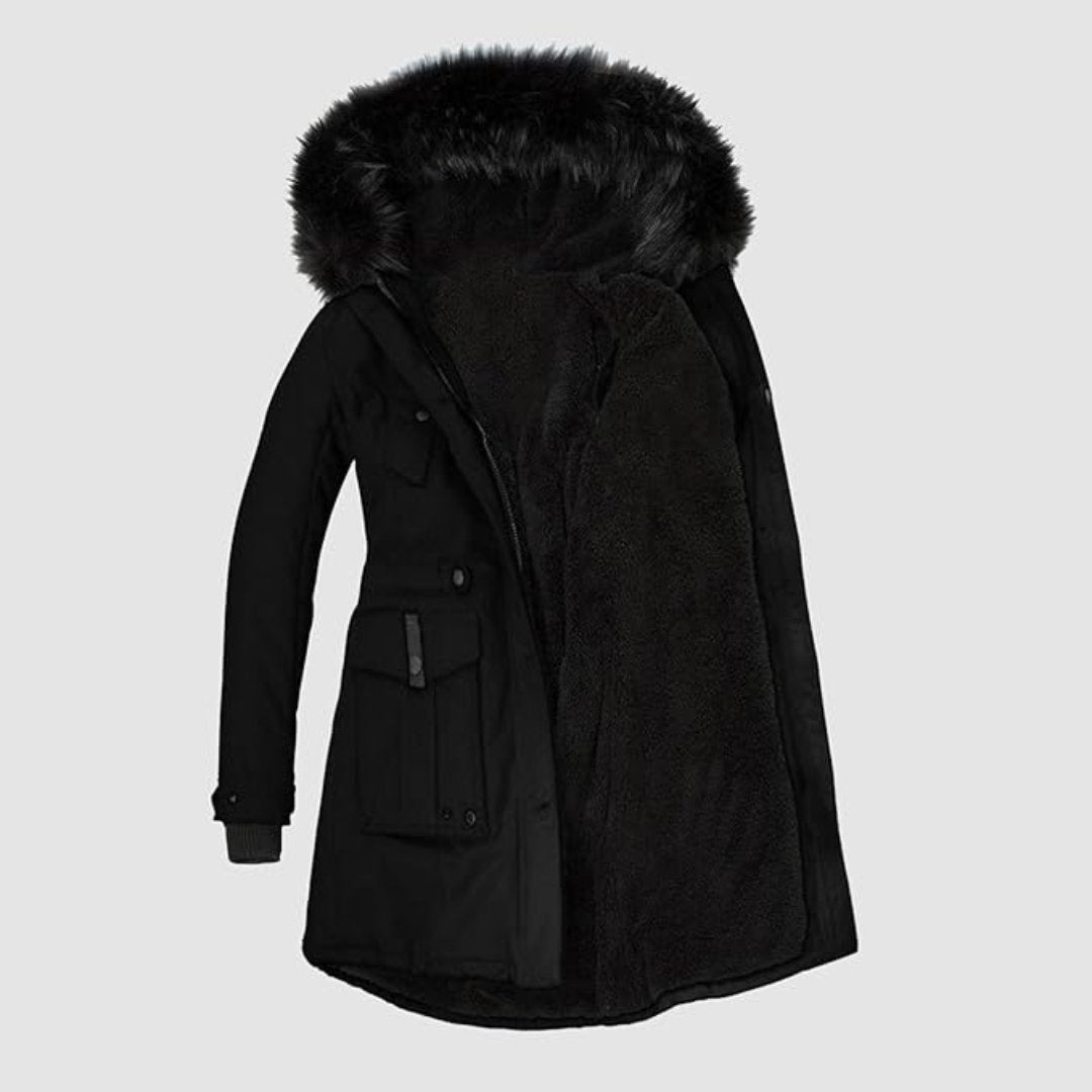 Luana™ | Fellgefütterte Winterjacke - Winter Coats - Rosa / XXS