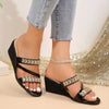 Madison | Elegante Party-Sandalen mit funkelnden Kristallen