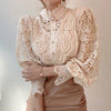 Cleah | Schickes langärmeliges Hemd im Retro-Stil mit Spitzen-Details