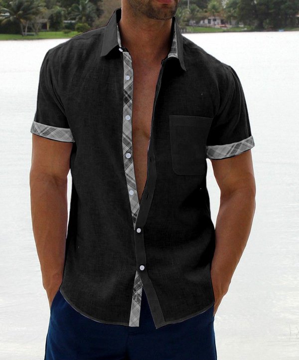 Harold | Herren Freizeithemd im Karo-Design mit Button-Down-Kragen