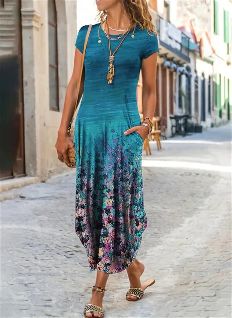Freta | Natur Inspiriertes Maxikleid