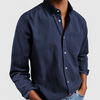 Ruben | Lässiges Hemd - Marineblau / M