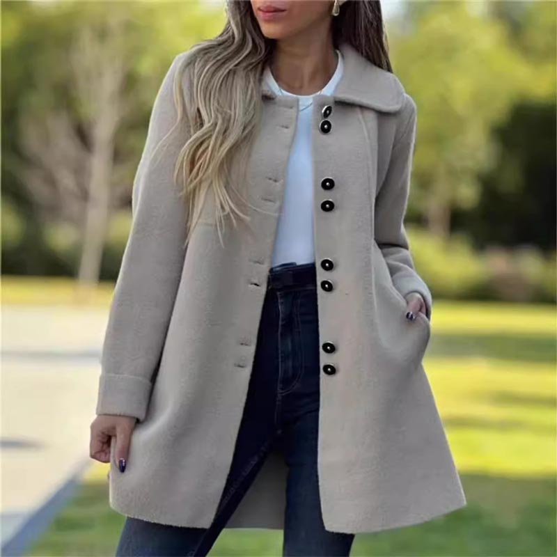 Kyla | Eleganter Wolle-Mantel für Damen, stilvoll & warm