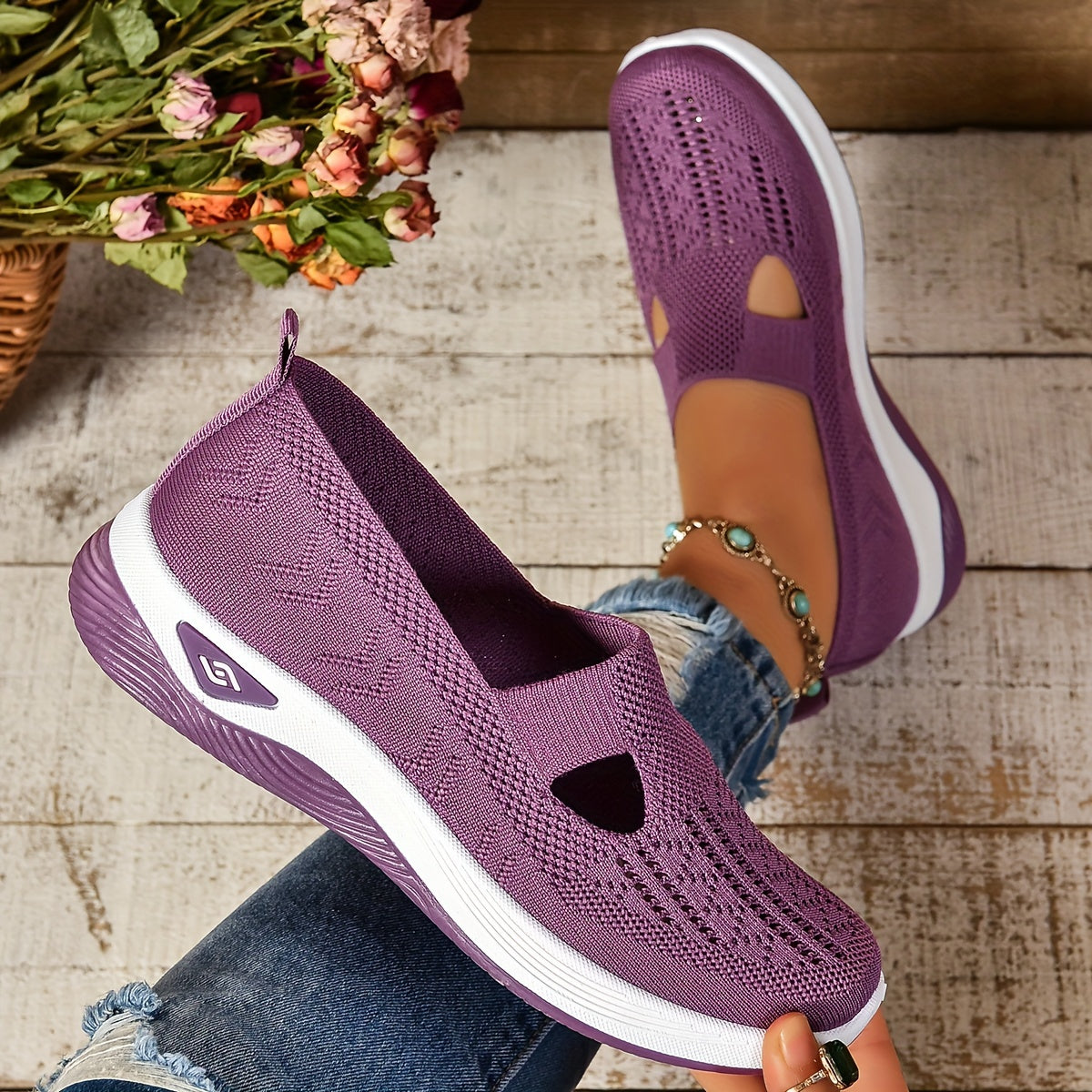 OrthoFit™ | Orthopädischer Slip-On für Damen - Grün / 36