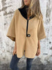 Mika | Lässige Jacke mit hohem Kragen - Jacket - Kamel / S