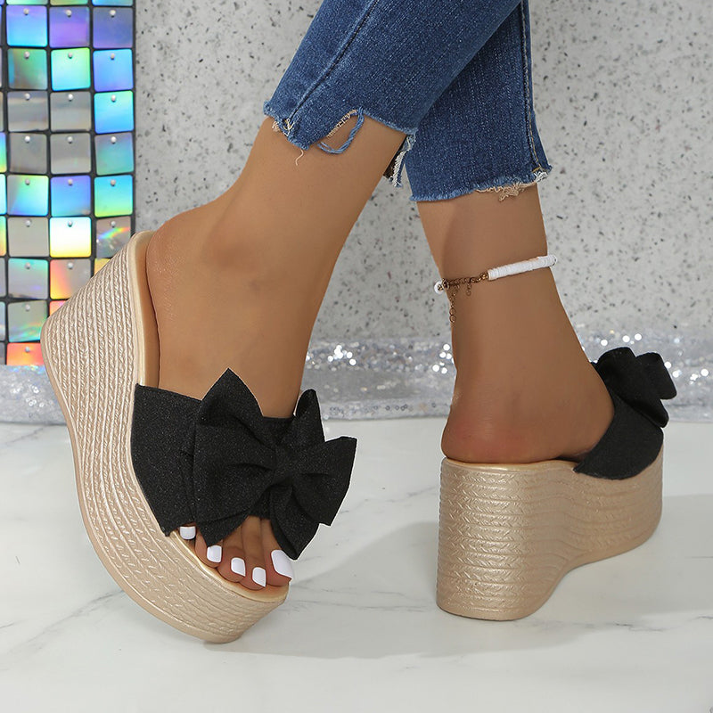 Ulise | Keilsandalen mit Schleifenverzierung für Frauen