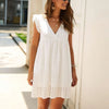 Amy | Besticktes Sommerkleid mit Spitzendetails