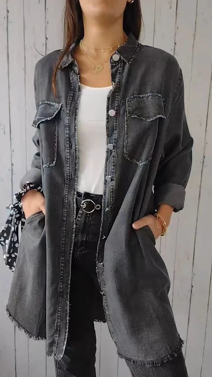 Kell | Stylisches Denim-Übershemd für Frauen