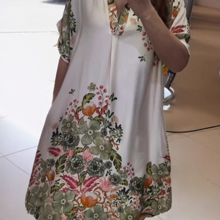 Liora | Elegantes Kleid mit Blumenprint