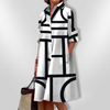 Jemma | zeitloses Midikleid mit grafischem Look