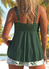 Zaryn | Tankini-Set mit Palmenmuster