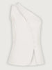 Ash | One-Shoulder-Top mit Knopfdetails