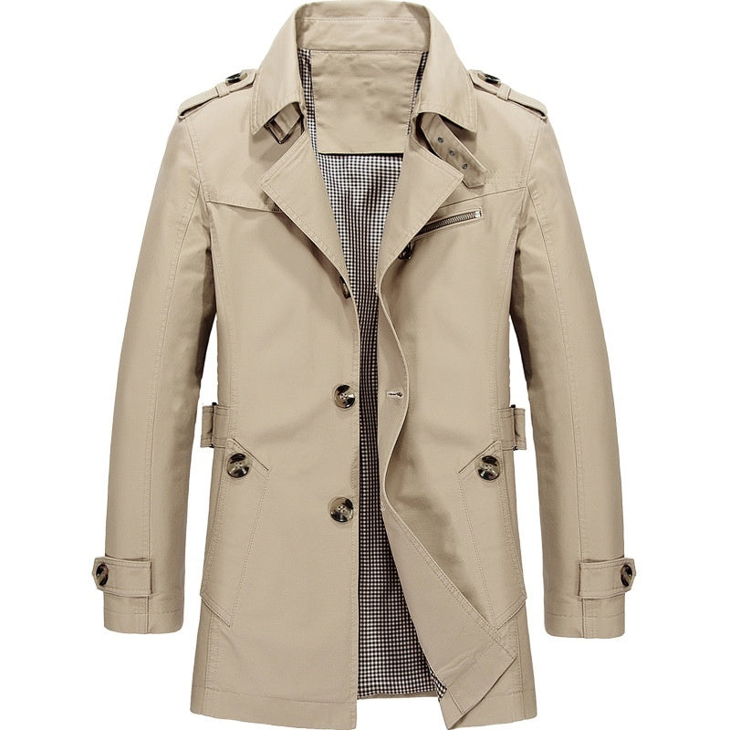 Victor™ | Klassische Übergangsjacke - Beige / XS