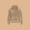 Cleo™ | Bequemer Hoodie - Khaki / S
