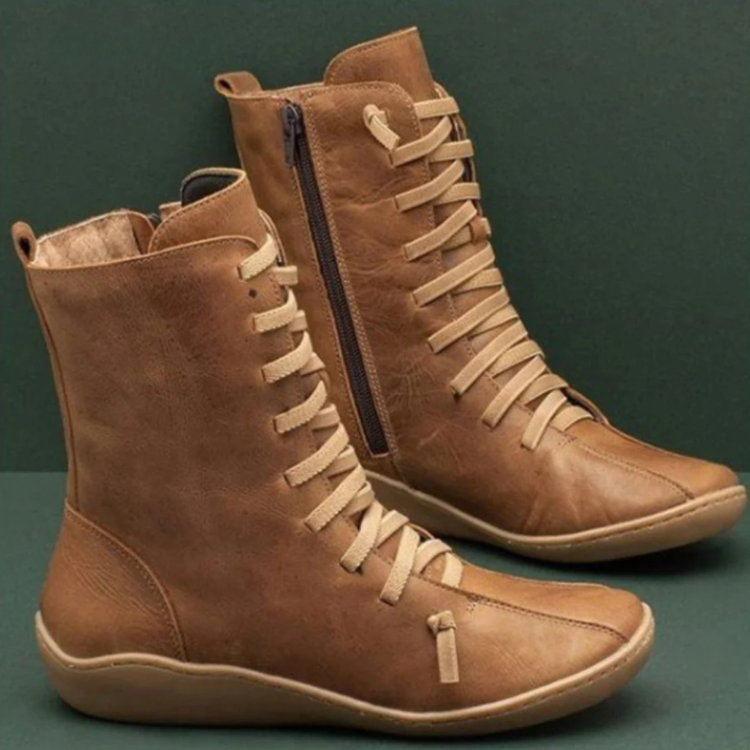 Mia™ | Orthopädische Winterstiefel - Braun / 35