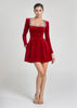 Marceline | Samt-Minikleid für Damen, chic & zeitlos