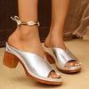 Lianna | Elegante orthopädische Sandalen mit Blockabsatz