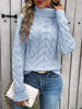 Lorena™ | Klassischer Strickpullover - Truien & Sweaters - Hellblau / S