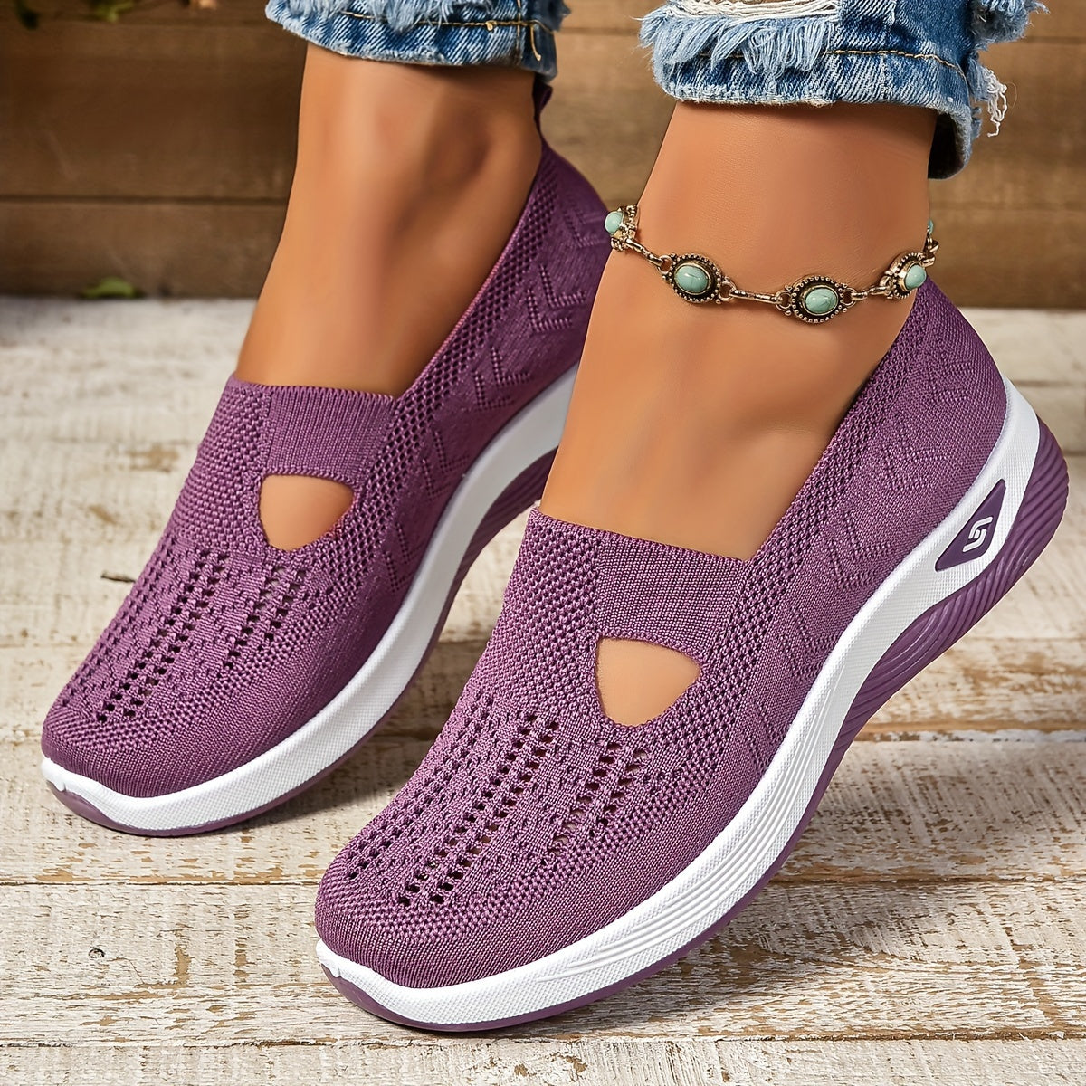 OrthoFit™ | Orthopädischer Slip-On für Damen - Lila / 36