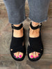 Kasey | trendige Römersandalen mit fischförmiger Schnalle für den Sommer