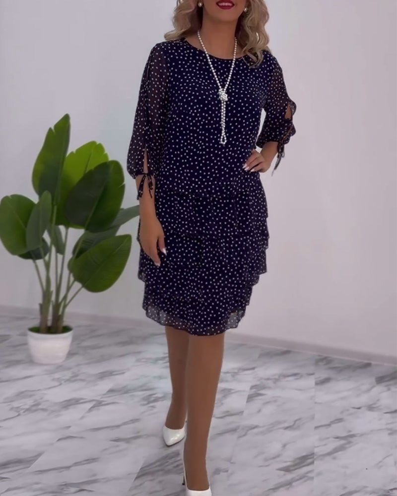 ❤️【S-5XL】2024 nowa elegancka sukienka jesienna