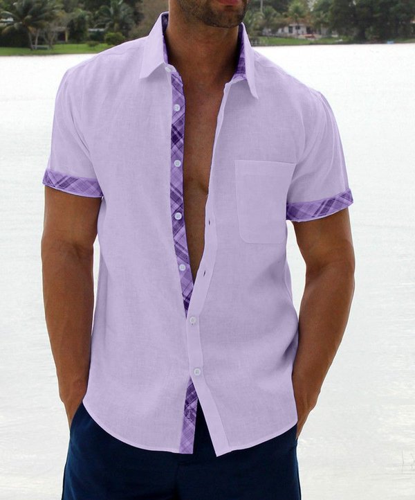 Harold | Herren Freizeithemd im Karo-Design mit Button-Down-Kragen