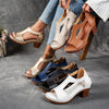Zinia | Elegante T-Strap-Keilsandalen mit Schnalle