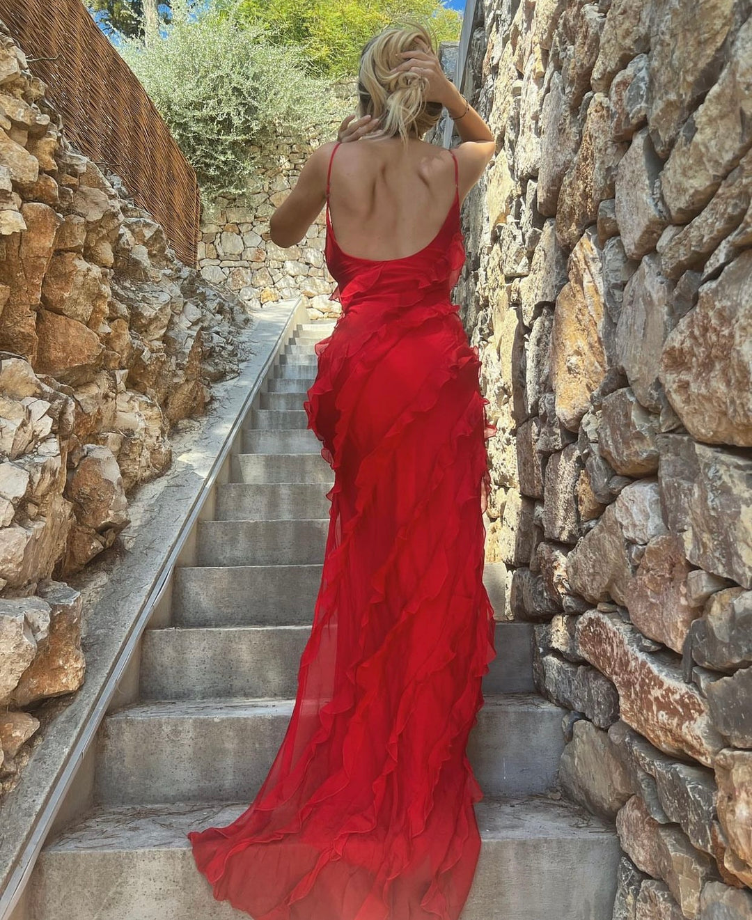 Lana | Feminines Rüschenkleid für Damen