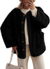 Jessa™ | Damen Warme Winterjacken - Lässige Langarm Button-up Fleecejacke aus Sherpa