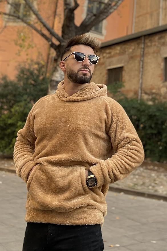 Cleo™ | Bequemer Hoodie - Khaki / S