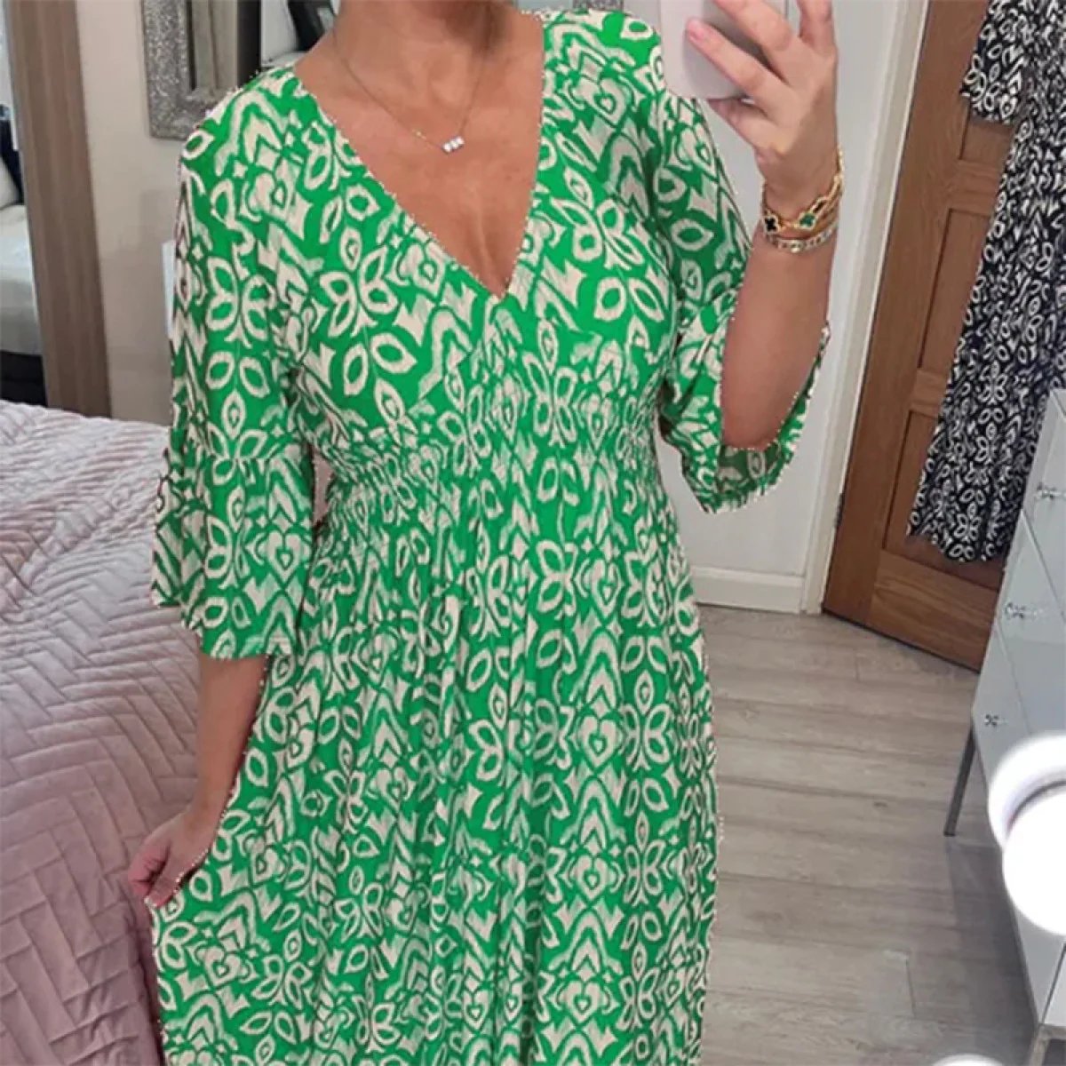 Maris | Fließendes langes Kleid