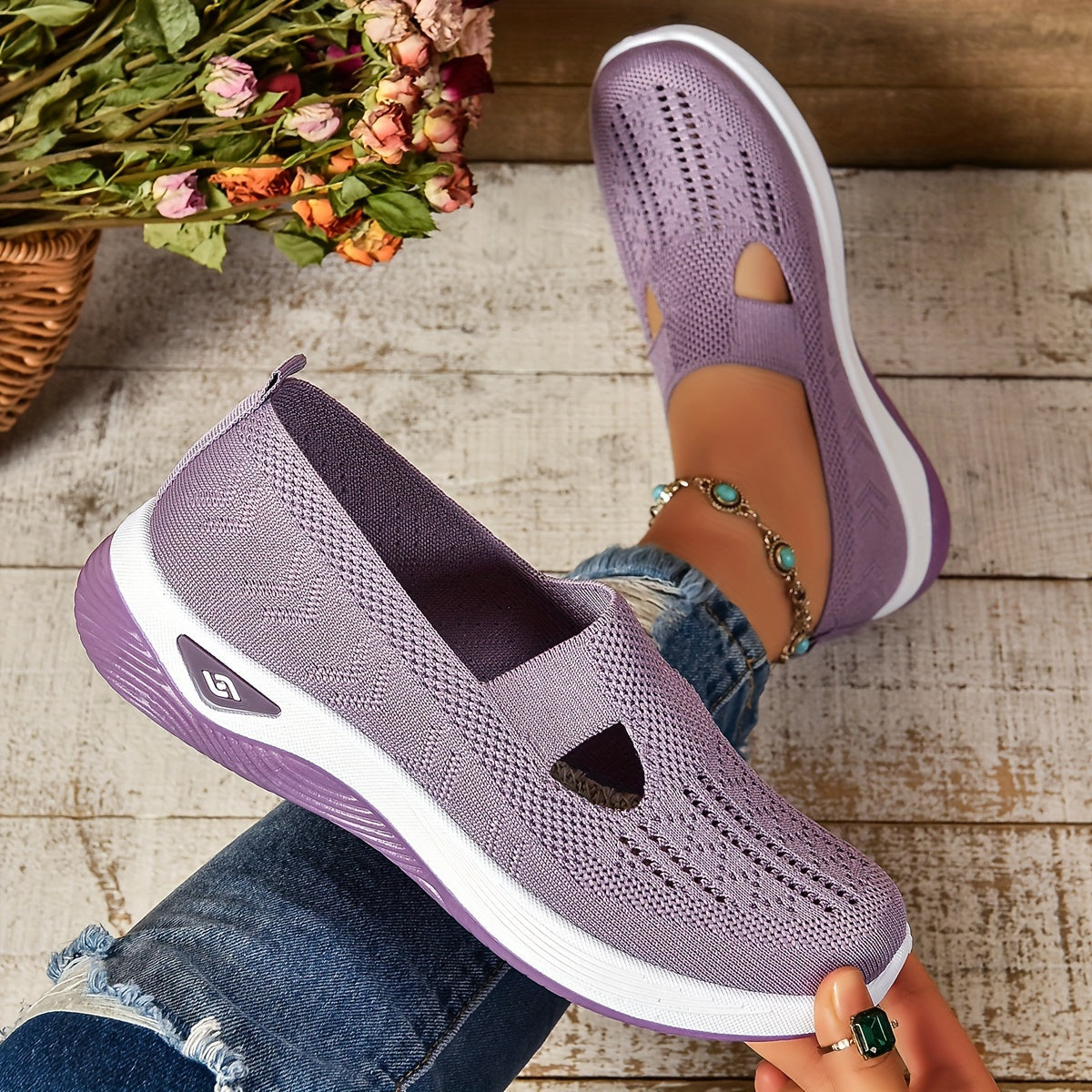 OrthoFit™ | Orthopädischer Slip-On für Damen - Grün / 36